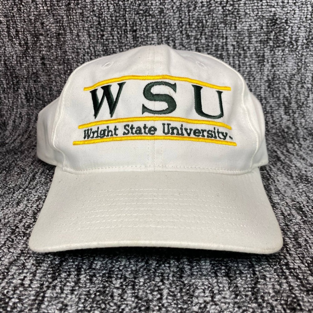 The Game VTG Wright State University Hat Men White OS Snapback WSU Raiders